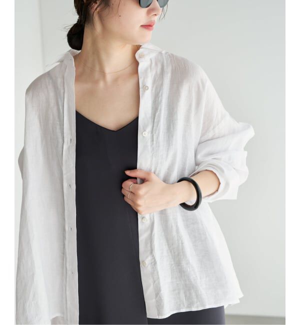 Plage「Linen Tent Line シャツ」|シャツ・ブラウス|
