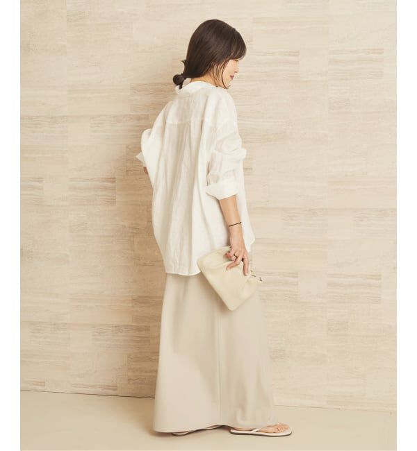 Plage「Linen Tent Line シャツ」|シャツ・ブラウス|