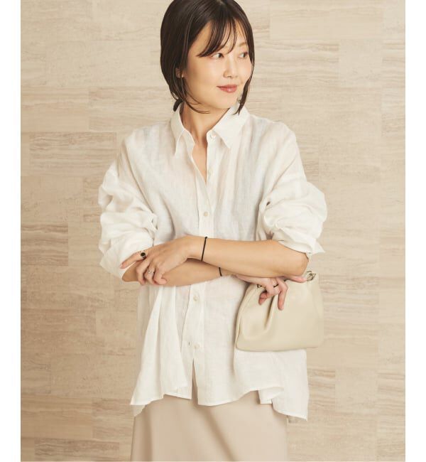 Plage「Linen Tent Line シャツ」|シャツ・ブラウス|