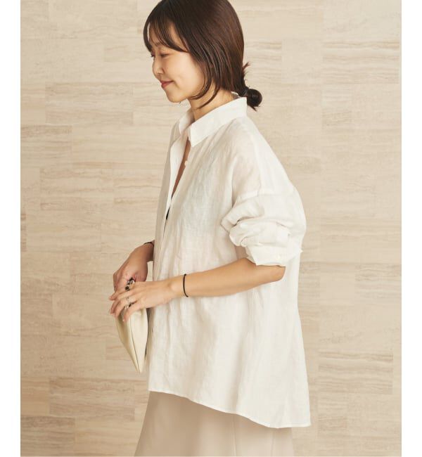 Plage「Linen Tent Line シャツ」|シャツ・ブラウス|