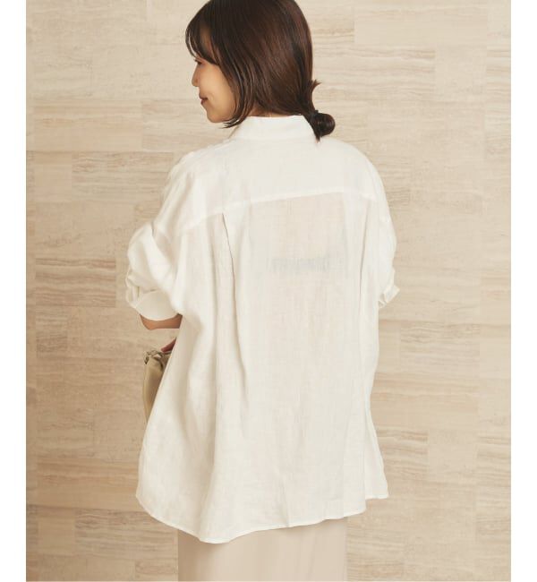 Plage「Linen Tent Line シャツ」|シャツ・ブラウス|