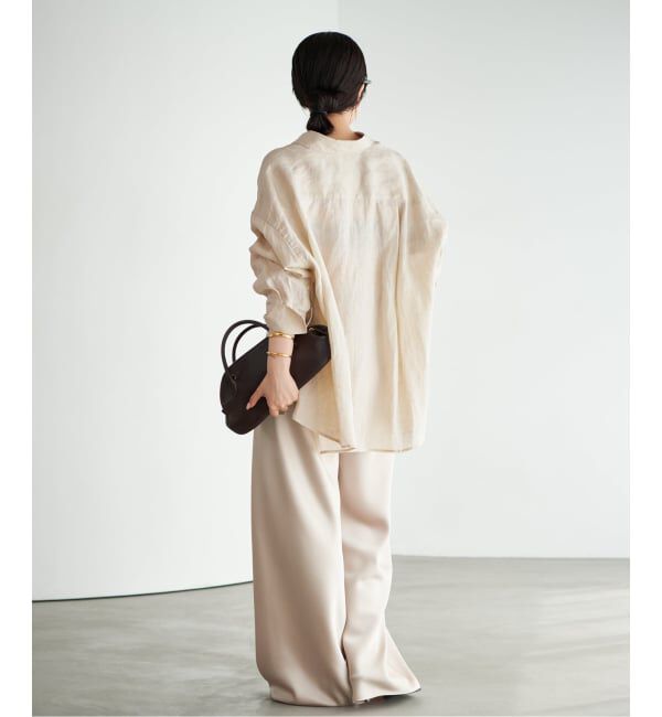 Plage「Linen Tent Line シャツ」|シャツ・ブラウス|