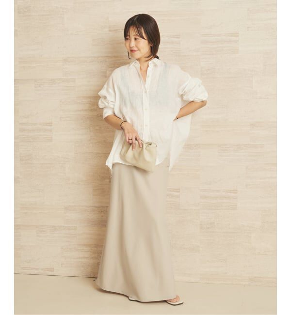 Plage「Linen Tent Line シャツ」|シャツ・ブラウス|
