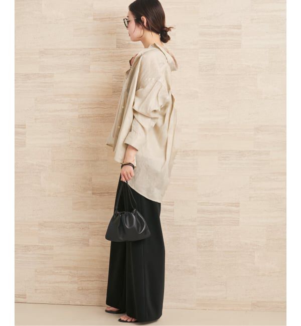 Plage「Linen Tent Line シャツ」|シャツ・ブラウス|