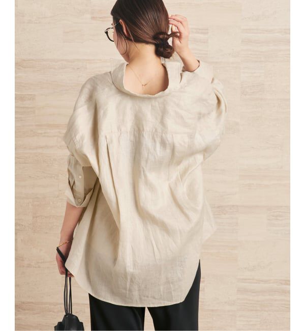 Plage「Linen Tent Line シャツ」|シャツ・ブラウス|
