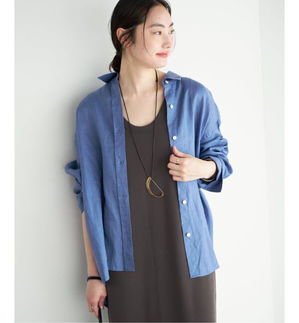 Plage「Linen Tent Line シャツ」|シャツ・ブラウス|