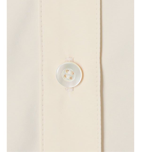 IENA LA BOUCLE「《洗濯機洗い可》IENA LA BOUCLE ライトタフタフーテッドシャツ」|シャツ・ブラウス|