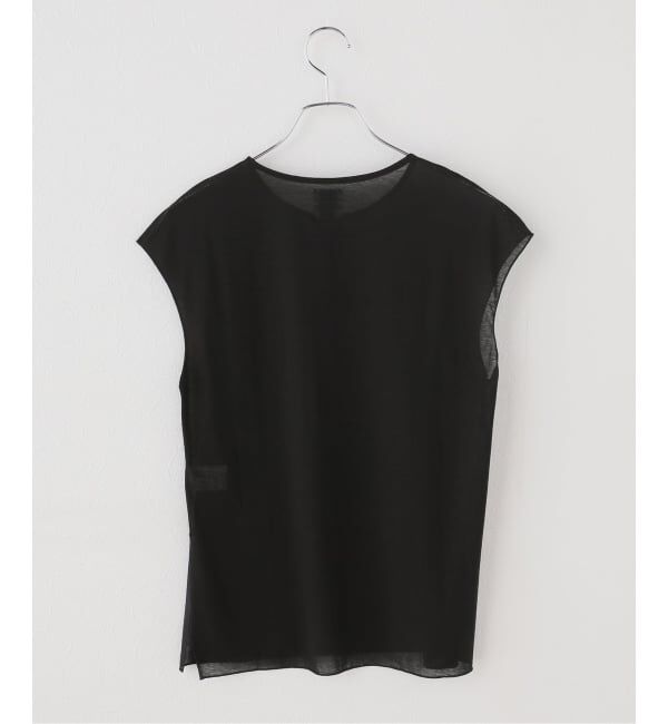IENA「GGG/ジージージー Side Slit French Sleeve T Tシャツ 02-01-1852」|Tシャツ・カットソー|