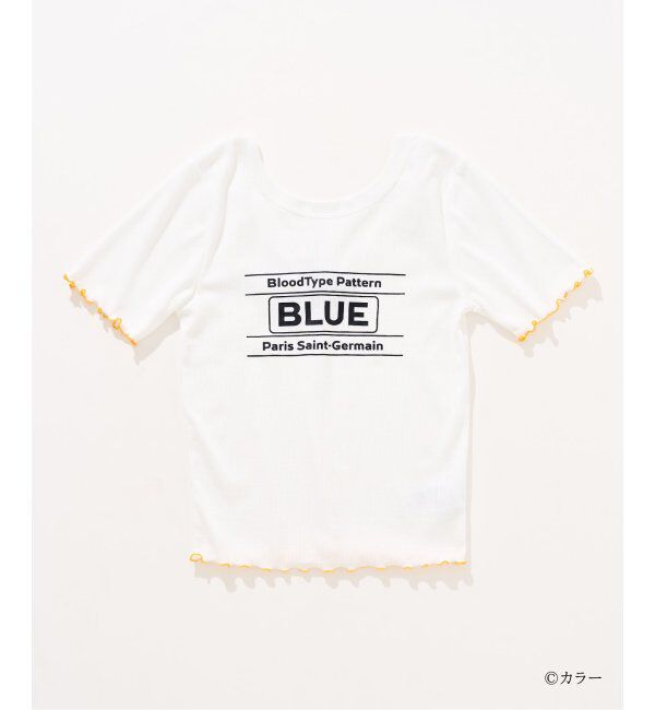 Paris Saint-Germain「【EVA*PSG】 JP  PATTERND BLUE TEE」|Tシャツ・カットソー|