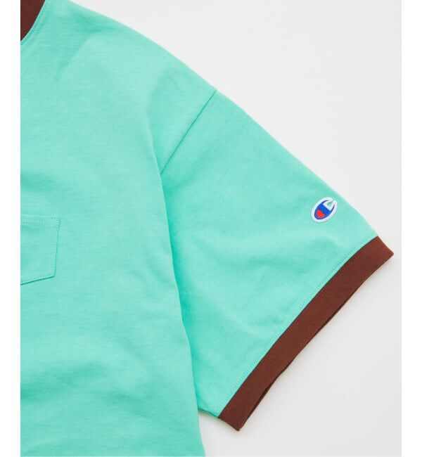 JOURNAL STANDARD「CHAMPION / チャンピオン 別注 リンガー  ポケチー Tシャツ」|Tシャツ・カットソー|
