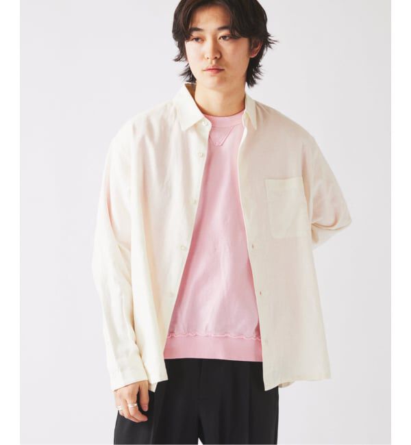 JOURNAL STANDARD relume「《追加予約》European Flax / ヨーロピアンフラックス リネン/レーヨン シャツ」|シャツ・ブラウス|