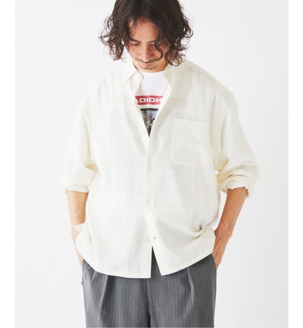 JOURNAL STANDARD relume「《追加予約》European Flax / ヨーロピアンフラックス リネン/レーヨン シャツ」|シャツ・ブラウス|