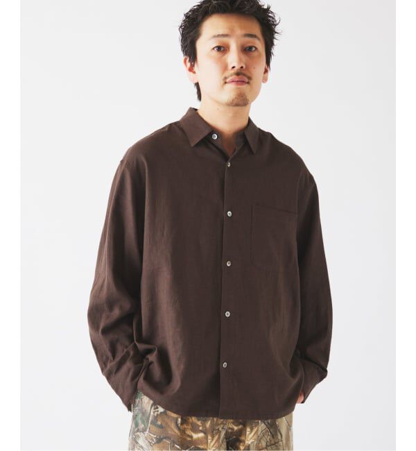 JOURNAL STANDARD relume「《追加予約》European Flax / ヨーロピアンフラックス リネン/レーヨン シャツ」|シャツ・ブラウス|
