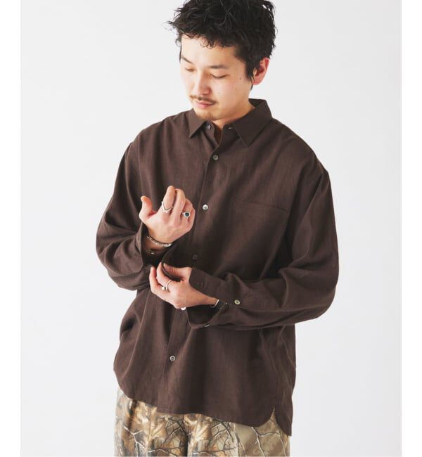 JOURNAL STANDARD relume「《追加予約》European Flax / ヨーロピアンフラックス リネン/レーヨン シャツ」|シャツ・ブラウス|