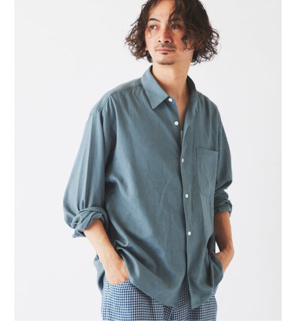 JOURNAL STANDARD relume「《追加予約》European Flax / ヨーロピアンフラックス リネン/レーヨン シャツ」|シャツ・ブラウス|