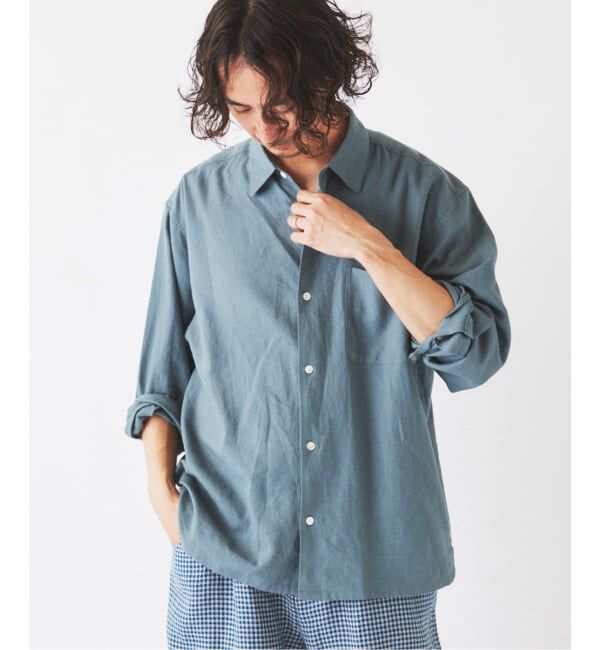 JOURNAL STANDARD relume「《追加予約》European Flax / ヨーロピアンフラックス リネン/レーヨン シャツ」|シャツ・ブラウス|