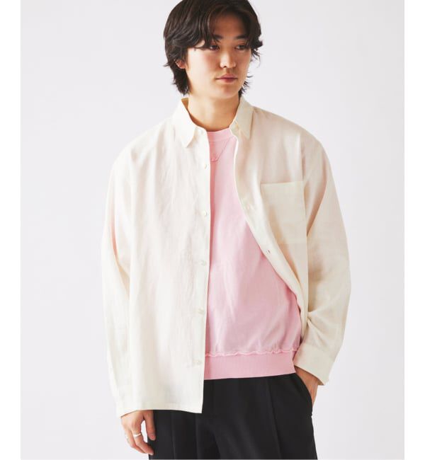 JOURNAL STANDARD relume「《追加予約》European Flax / ヨーロピアンフラックス リネン/レーヨン シャツ」|シャツ・ブラウス|