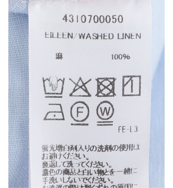 journal standard L'essage「Frank&Eileen/フランク＆アイリーン WASHED LINEN シャツ」|シャツ・ブラウス|