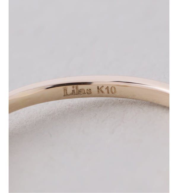 Lilas by Spick&Span「《WEB限定》バックルリング K10」|リング|