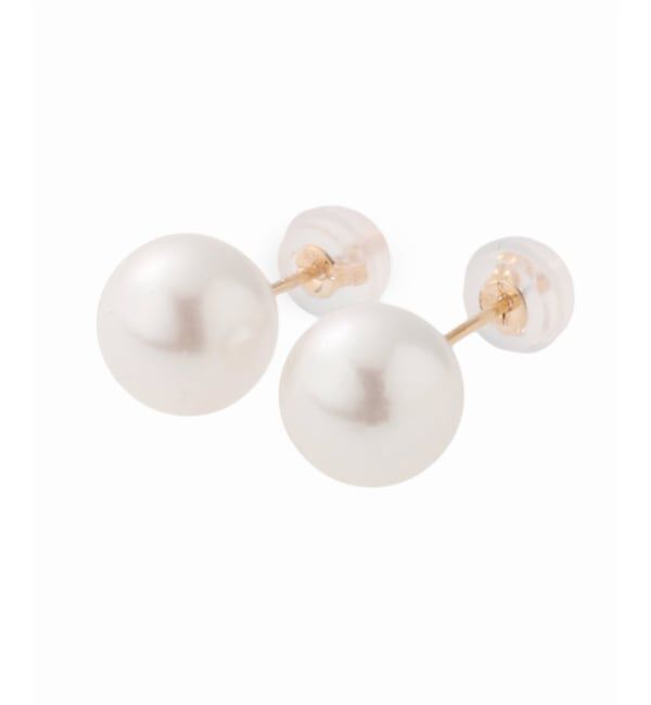 Lilas by Spick&Span「アコヤパール8mmピアス K10（両耳）」|ピアス|