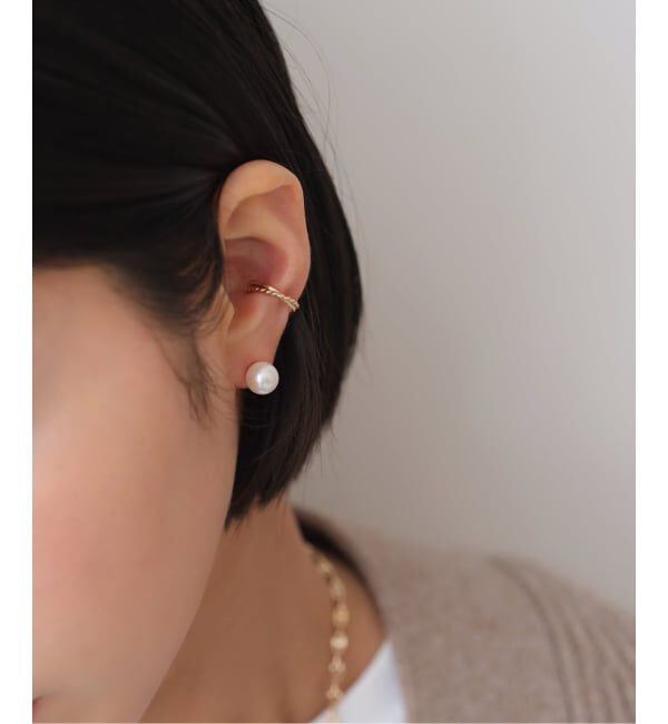 Lilas by Spick&Span「アコヤパール8mmピアス K10（両耳）」|ピアス|