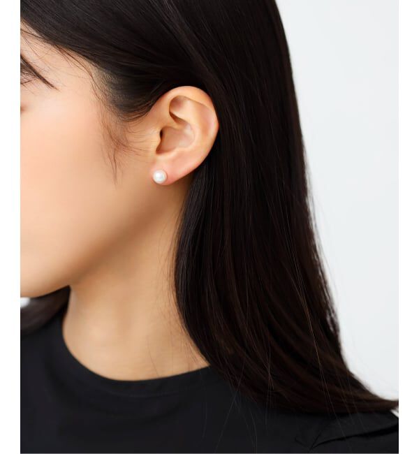 Lilas by Spick&Span「アコヤパール8mmピアス K10（両耳）」|ピアス|