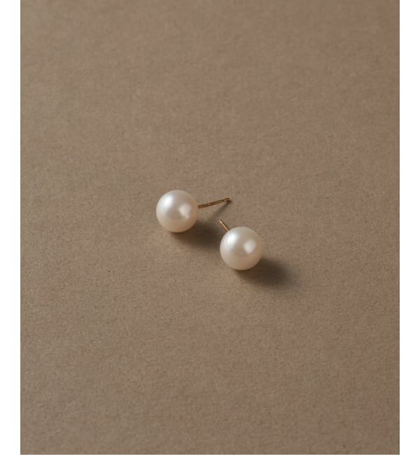 Lilas by Spick&Span「アコヤパール8mmピアス K10（両耳）」|ピアス|