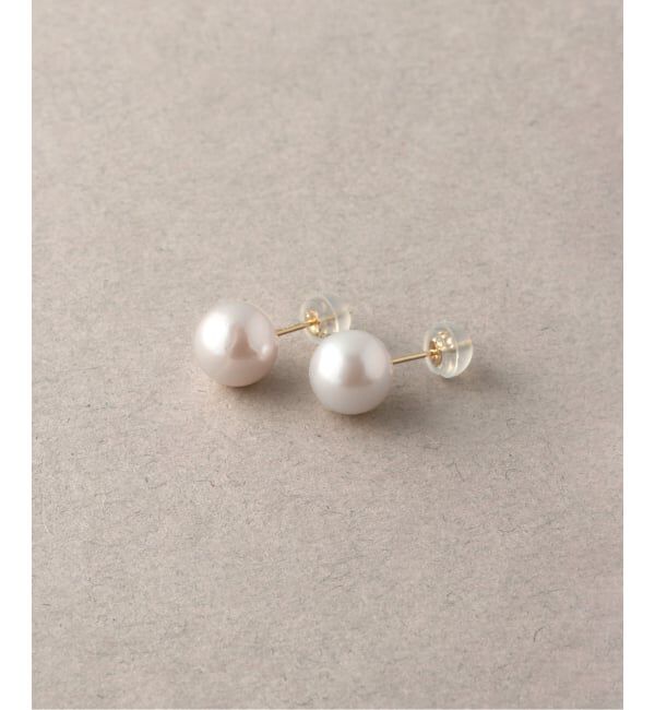 Lilas by Spick&Span「アコヤパール8mmピアス K10（両耳）」|ピアス|