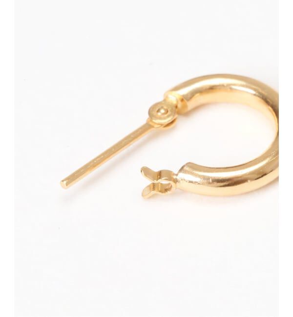Lilas by Spick&Span「《予約》10mmフープパイプピアス K18（両耳）」|ピアス|
