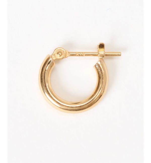 Lilas by Spick&Span「《予約》10mmフープパイプピアス K18（両耳）」|ピアス|