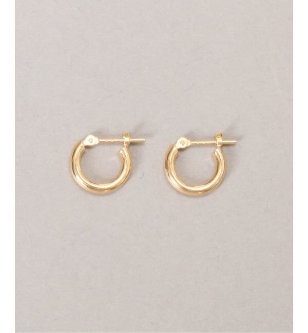 Lilas by Spick&Span「《予約》10mmフープパイプピアス K18（両耳）」|ピアス|