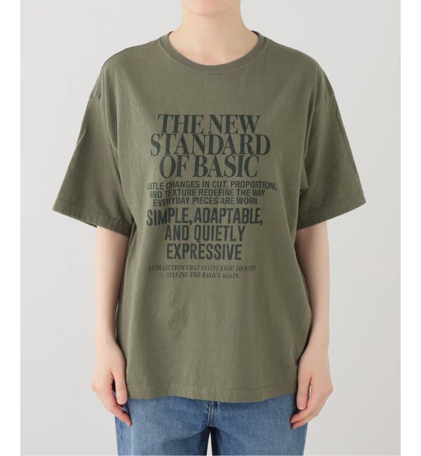 FRAMeWORK「NEW STANDARD TEE」|Tシャツ・カットソー|グリーン E