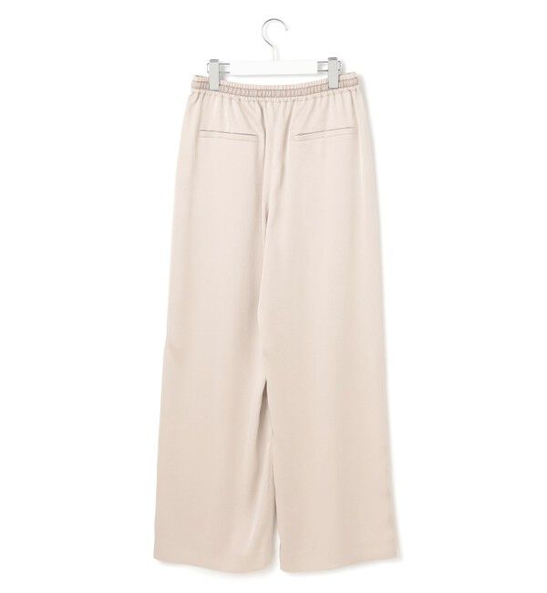 23区「【Oggi9月号掲載/撥水加工】スムースサテン タック ワイド パンツ」|その他|