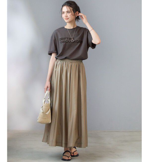 23区「【SLOW/一部店舗限定】ヴィンテージライクジャージー Tシャツ」|Tシャツ・カットソー|