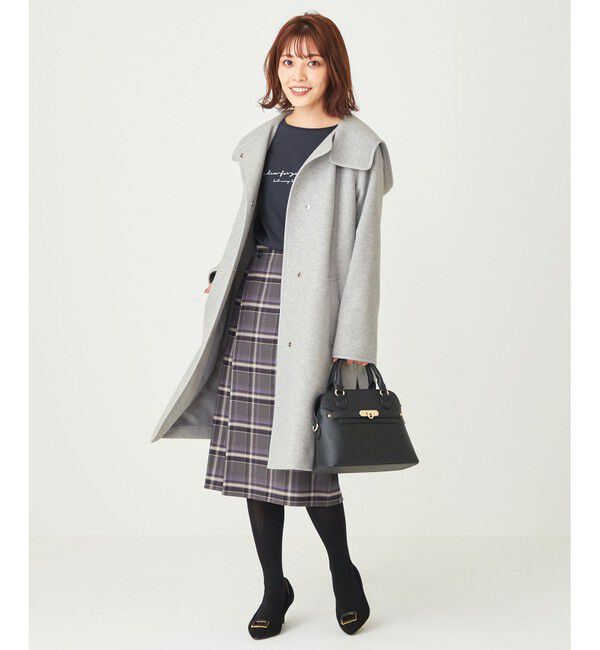 ANY SIS「【美人百花10月号掲載】2WAYリバーシブルラップ スカート」|スカート|