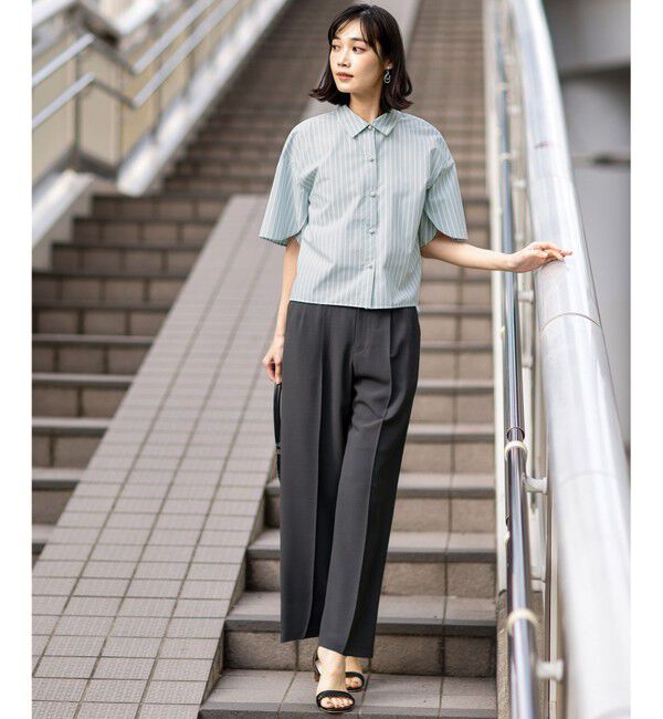 ANY SIS「【ウエストサイズ調整可】アーバンクールタッチ パンツ」|その他|