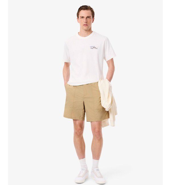 LACOSTE「撥水・防風・軽量ファブリック ワークナイロンショーツ / ハーフパンツ」|その他|