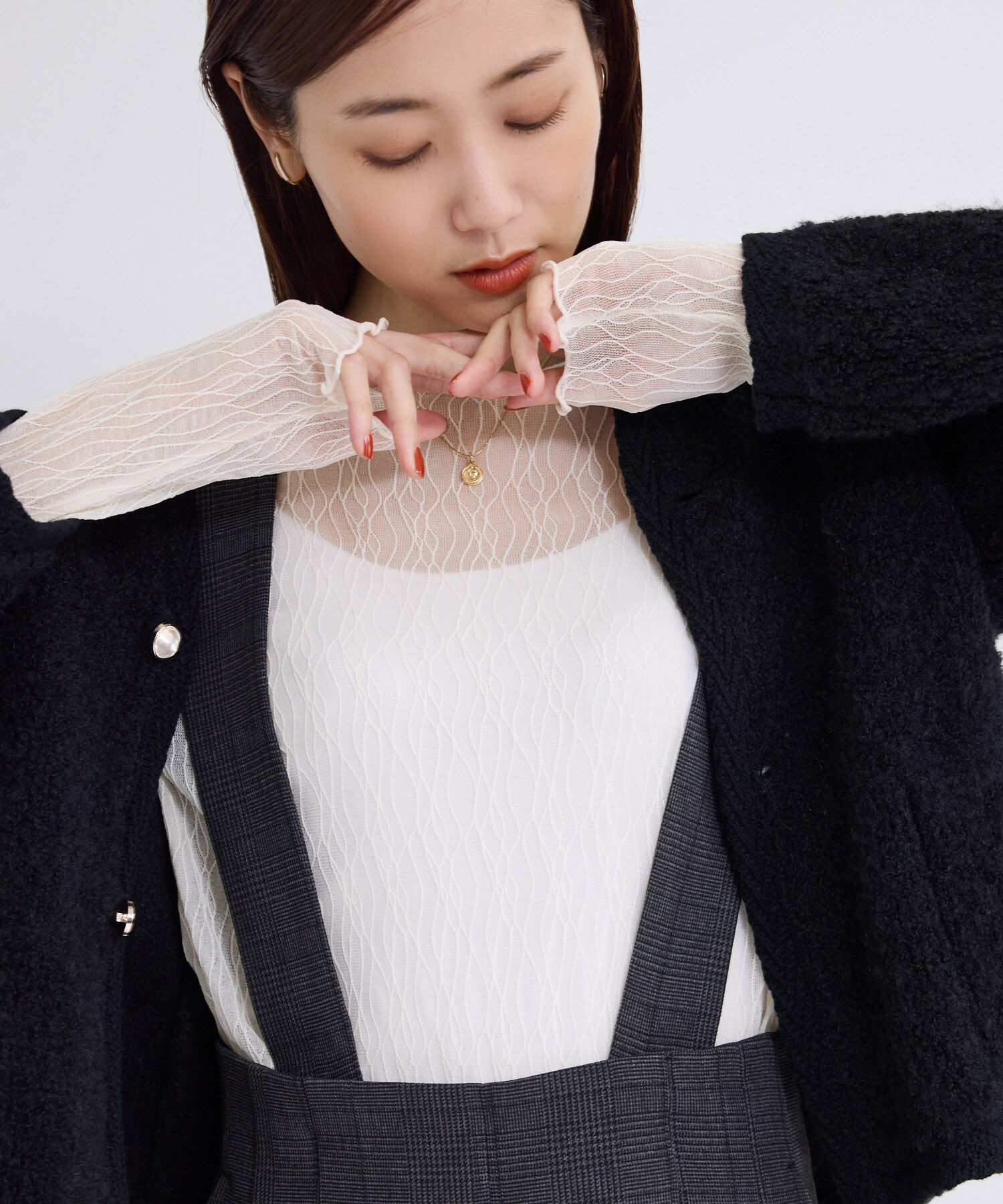 Rope&rsquo;Picnic「シアージャガードトップス」|Tシャツ・カットソー|