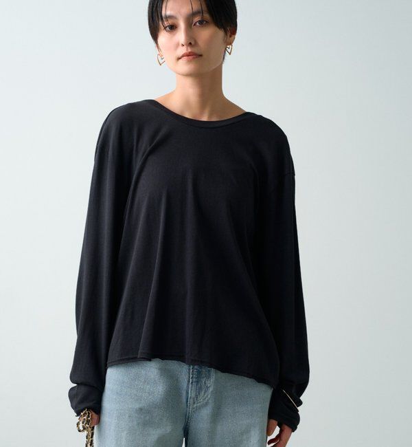  「2wayカシュクールシアープルオーバー」|Tシャツ・カットソー|