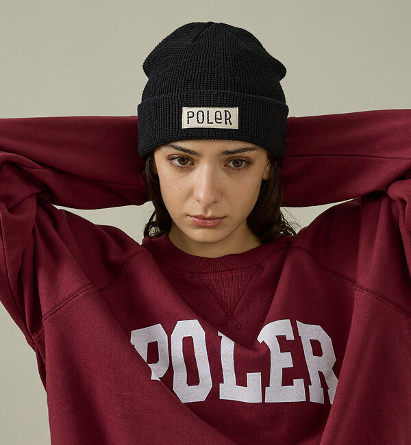ABAHOUSE「【POLER / ポーラー】WORKERMAN BEANIE / ワーカーマン」|その他|ブラック