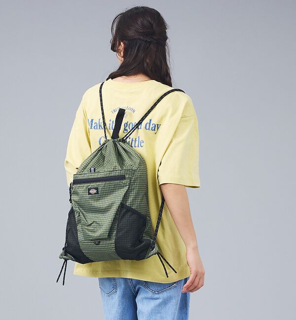ABAHOUSE「【DICKIES/ディッキーズ】ATHLETIC KNAP GRID / アスレ」|リュック|カーキ