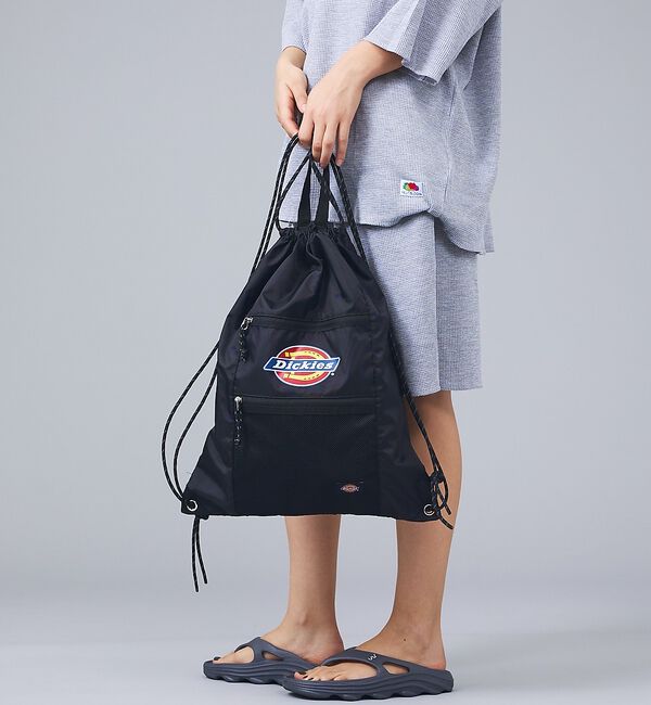 ABAHOUSE「【DICKIES/ディッキーズ】ICON LOGO KNAPSACK / アイコ」|リュック|ブラック