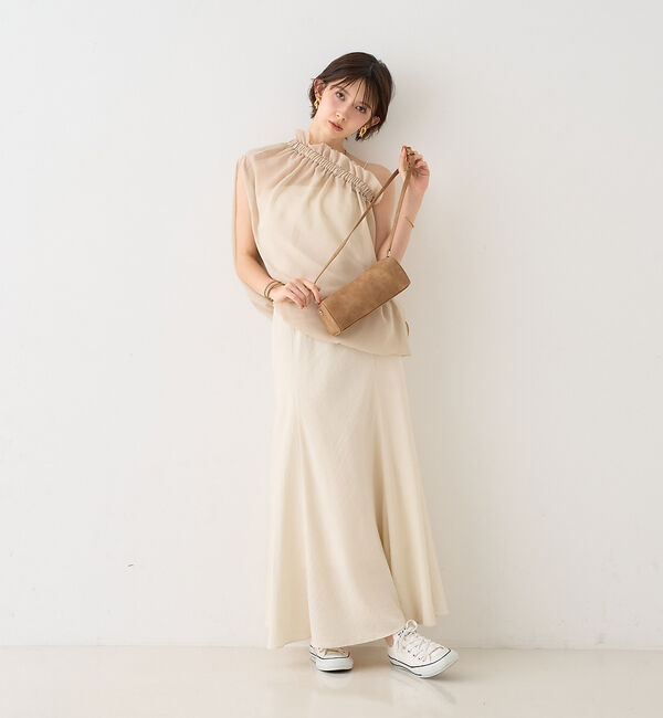 Rouge vif「【一部店舗限定】3WAYクールメッシュブラウス」|シャツ・ブラウス|