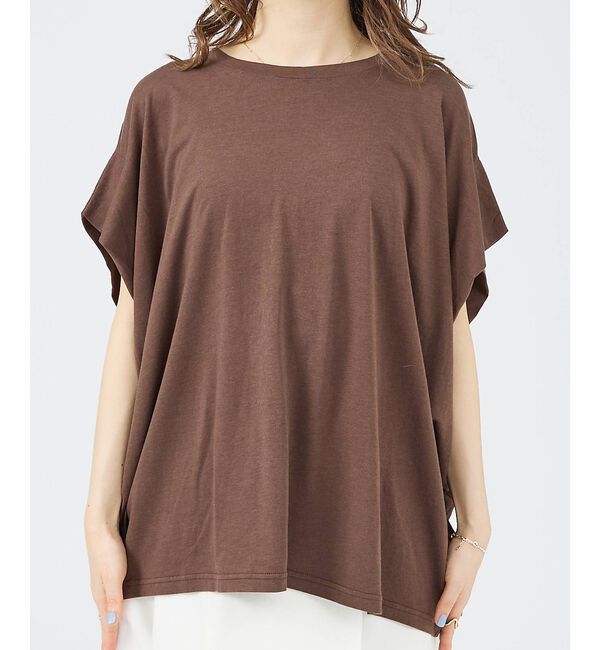 Rouge vif「【JOHNBULL/ジョンブル】フレンチスリーブT/JL262C05/シンプル【」|Tシャツ・カットソー|