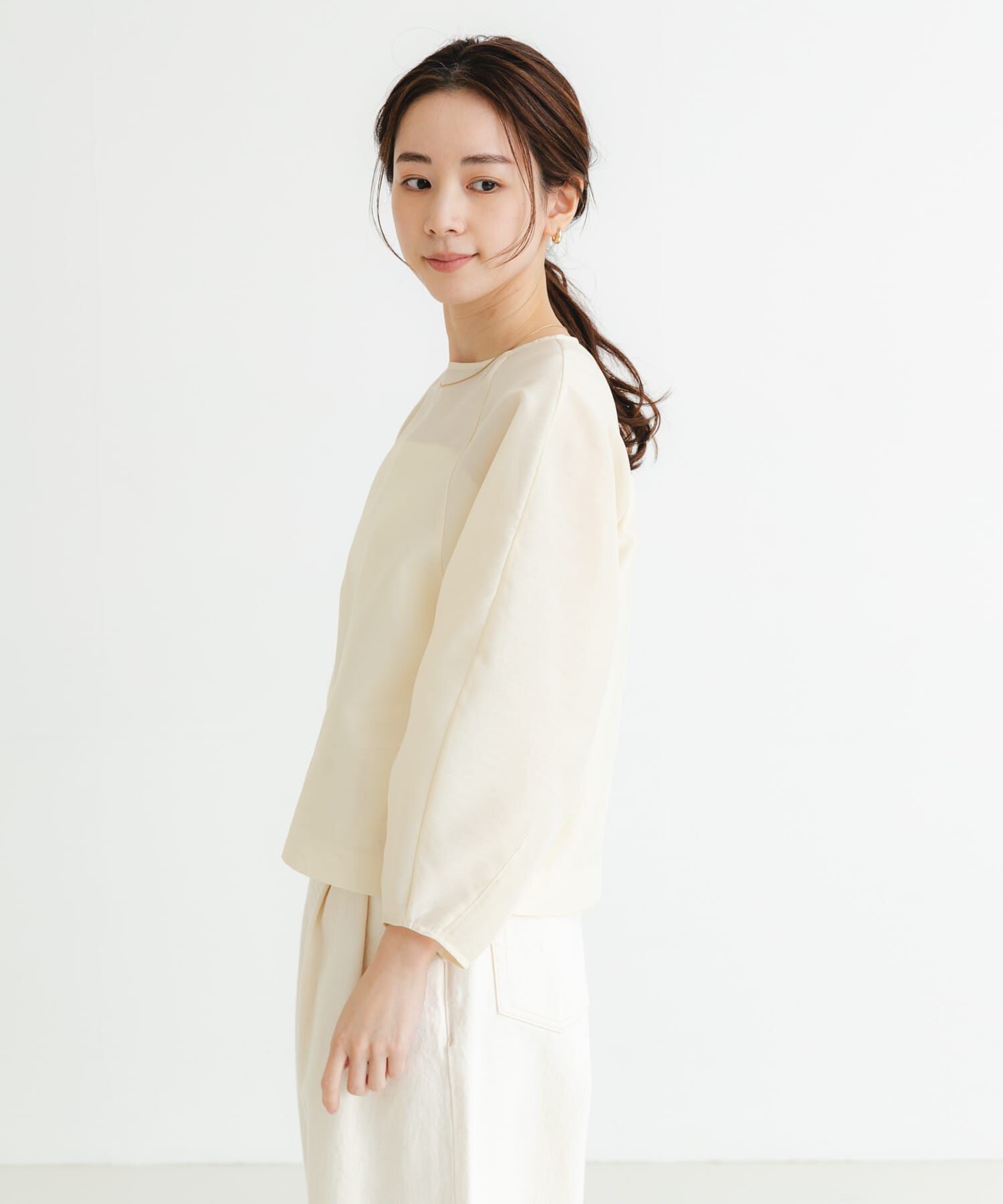 URBAN RESEARCH「『MADE IN JAPAN』オーガンジーブラウス」|シャツ・ブラウス|