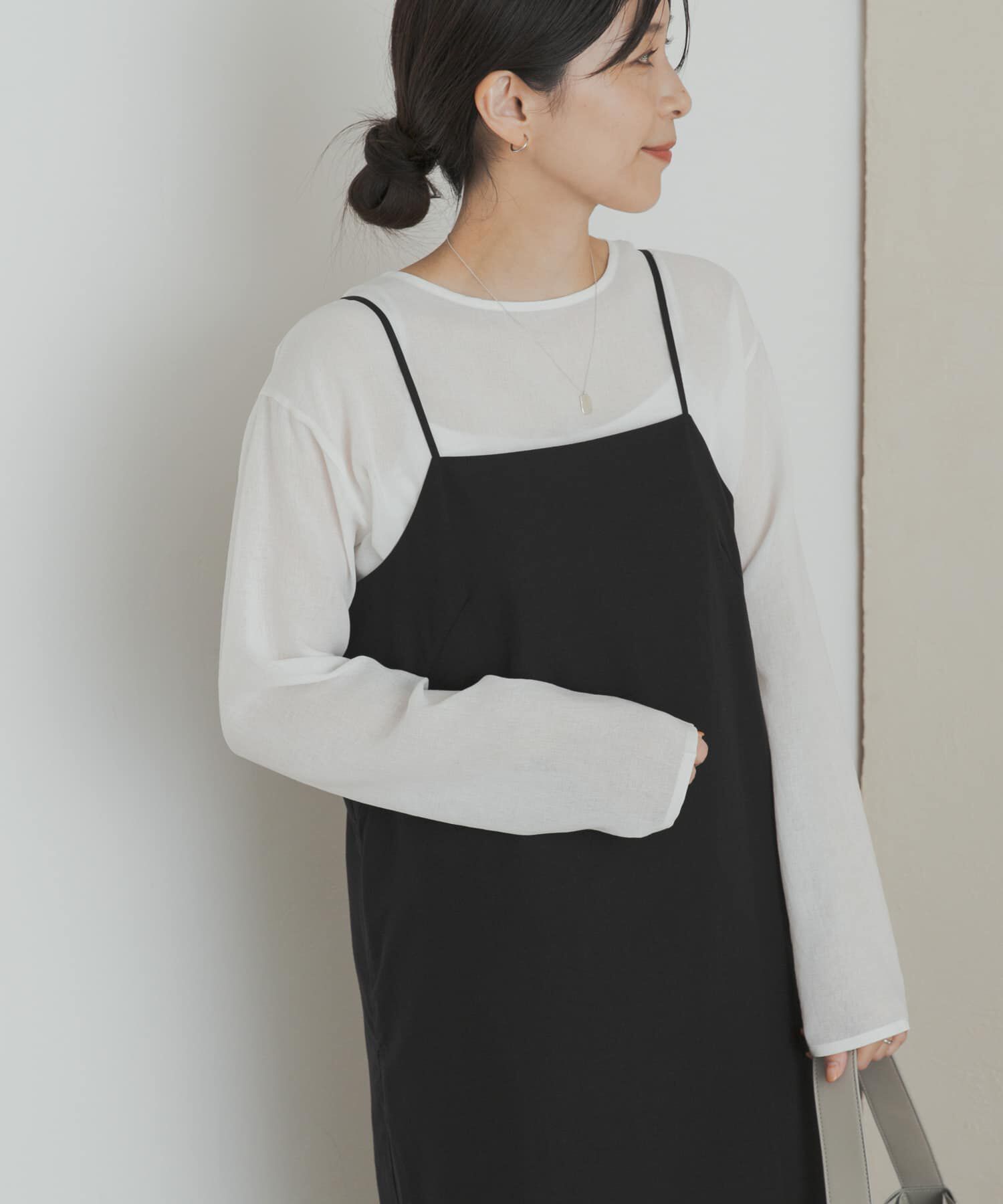 URBAN RESEARCH DOORS「シアーTシャツブラウス」|シャツ・ブラウス|ホワイト
