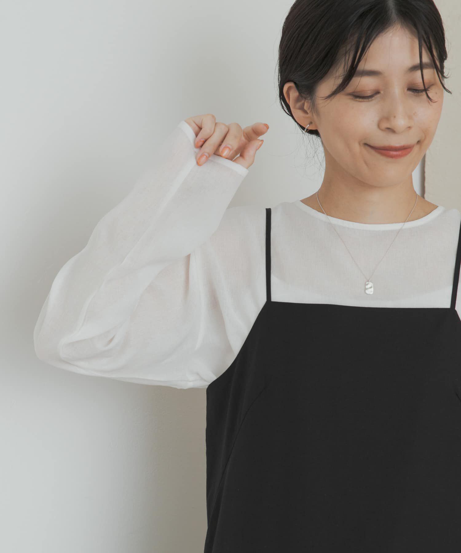 URBAN RESEARCH DOORS「シアーTシャツブラウス」|シャツ・ブラウス|