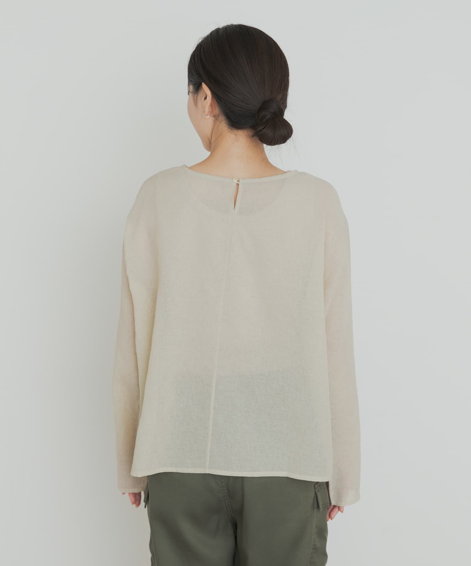 URBAN RESEARCH DOORS「シアーTシャツブラウス」|シャツ・ブラウス|