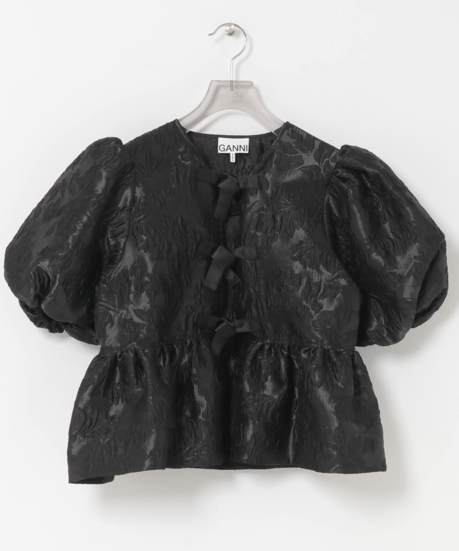 URBAN RESEARCH「GANNI　SATIN CLOQUE PEPLUM BLOUSE」|シャツ・ブラウス|