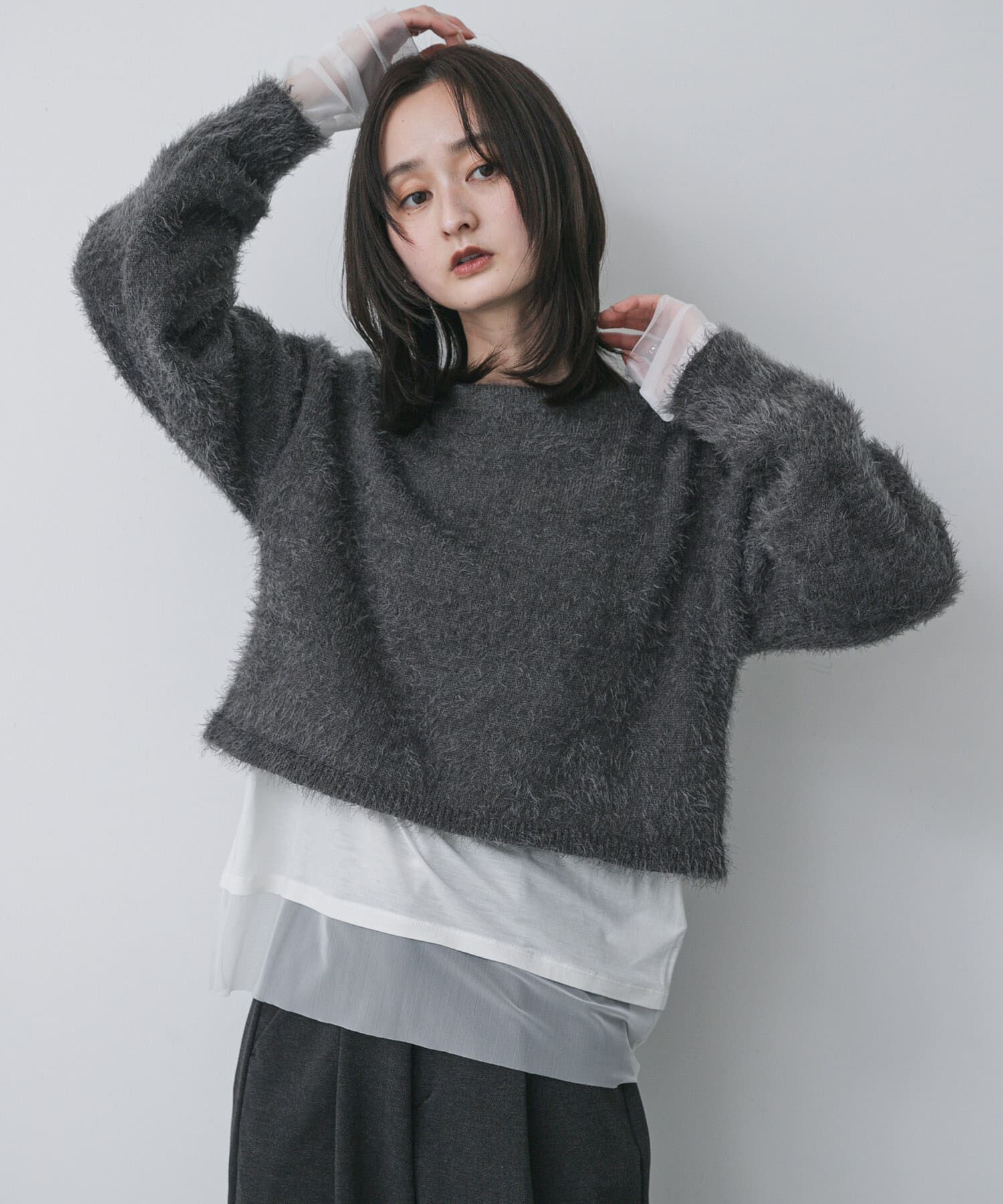 SENSE OF PLACE by URBAN RESEARCH「シアーレイヤードTシャツ」|Tシャツ・カットソー|